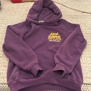 Madhappy Local Optimist Hotline Purple Hoodie